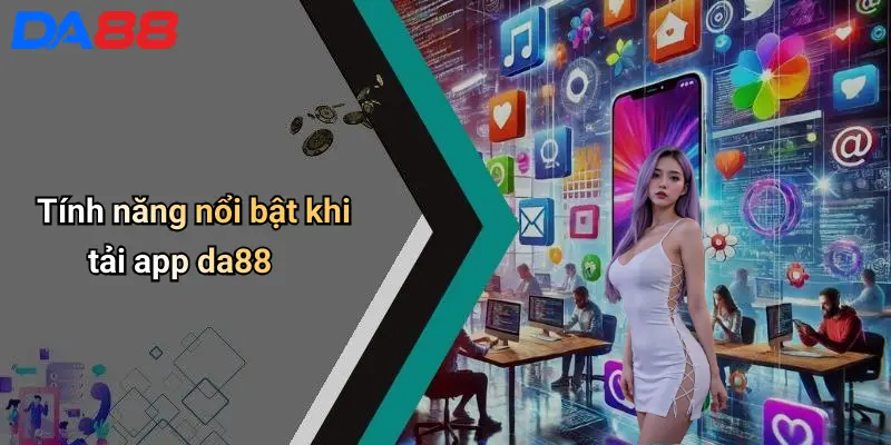 Tính năng nổi bật khi tải app da88